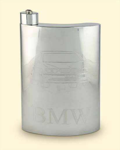 Серебряная фляга Авто BMW